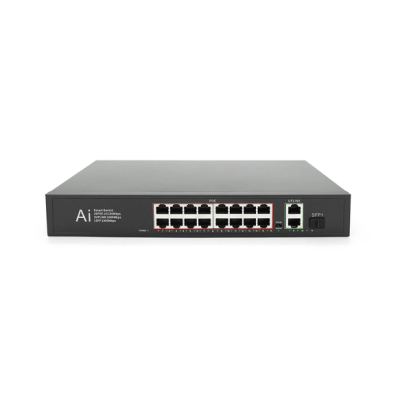 Коммутатор Merlion BT-D6018FE 16 POE Черный (13226) Коммутатор Merlion BT-D6018FE 16 POE Черный (13226)