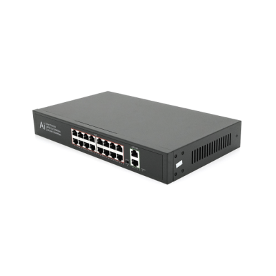 Коммутатор Merlion YT32832 16 POE Черный (13228)