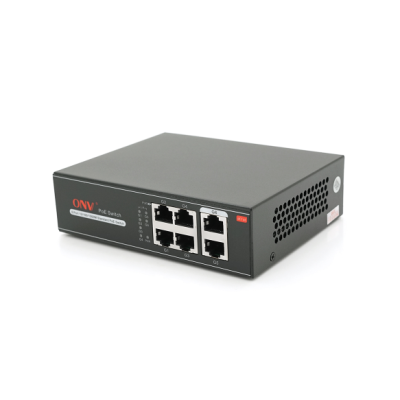 Коммутатор 4-портовый PoE Full Gigabit ONV H3064P Черный (13242)