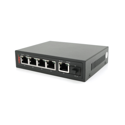 Комутатор 4-портовий PoE Full Gigabit ONV POE33064PFG Чорний (13243)