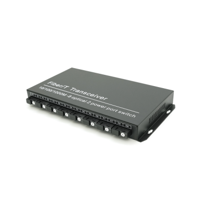 Комутатор SICSO UPLINK UFS CK-880IS8F2E Fiber Switch 8Fiber Чорний (13264)