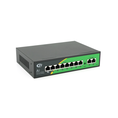 Комутатор SICSO JY-1010B 8 POE Чорний (13266)