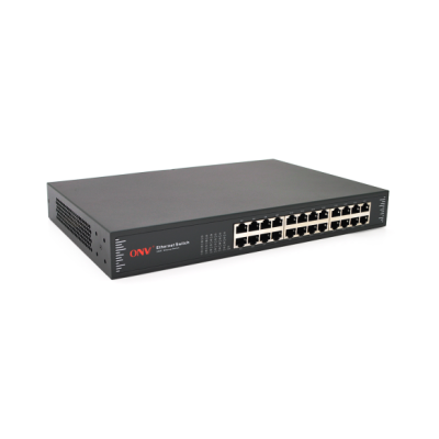 Комутатор Gigabit Ethernet ONV H3024 Чорний (13274)
