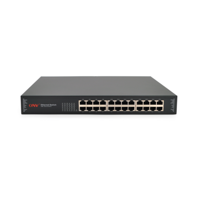 Комутатор Gigabit Ethernet ONV H3024 Чорний (13274) Комутатор Gigabit Ethernet ONV H3024 Чорний (13274)