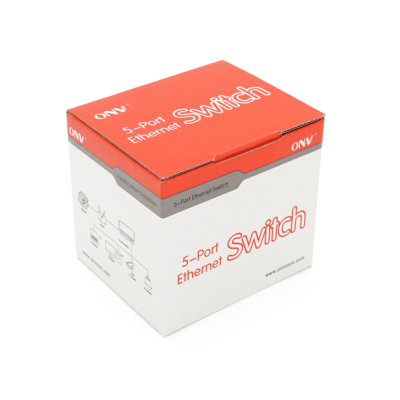 Комутатор 5-портовий Gigabit Ethernet ONV H3005ES Чорний (13275) Комутатор 5-портовий Gigabit Ethernet ONV H3005ES Чорний (13275)