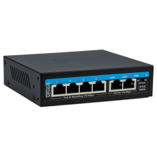 PoE-коммутатор switch 4 порта SEVEN P-7324 Черный (13290)