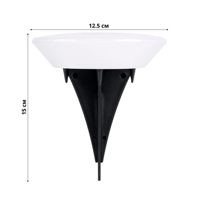 Вуличний світильник Lesko Disk lights HP-2315 Біле світло (14258-96279) Вуличний світильник Lesko Disk lights HP-2315 Біле світло (14258-96279)