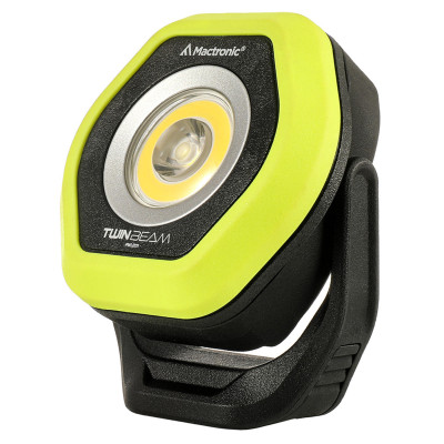 Фонарь ручной Mactronic Twin Beam CRI80 94х80х36 мм Черный (DAS3938)