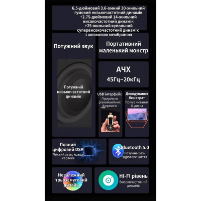 Колонка PIONEER LA-ST1001BL 100W Коричневый (11681) Колонка PIONEER LA-ST1001BL 100W Коричневый (11681)