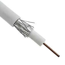 Кабель коаксіальний Ritar RG6U-48W 1.02 мм CCS 48x0.12m CCA 100м Білий (13515)