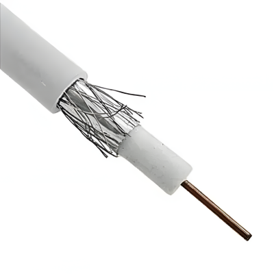 Кабель коаксиальный Ritar RG6U-48W 1.02 мм CCS 48x0.12m CCA 100м Белый (13515)