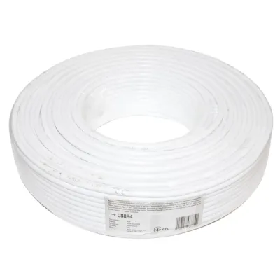 Кабель коаксиальный Ritar RG6U-48W 1.02 мм CCS 48x0.12m CCA 100м Белый (13515) Кабель коаксиальный Ritar RG6U-48W 1.02 мм CCS 48x0.12m CCA 100м Белый (13515)
