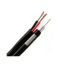 Кабель коаксиальный Ritar B100-RG690 + 2x0.5mm2 ССА 1.02 мм CU 64x0.12m CCA 100м Черный (13532)