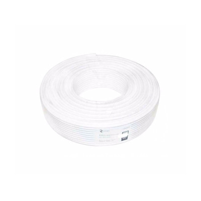 Кабель коаксіальний Ritar W100-3C2V + 2x0.5mm2 0.5 мм CU 64x0.12m CCA 100м Білий (13533) Кабель коаксіальний Ritar W100-3C2V + 2x0.5mm2 0.5 мм CU 64x0.12m CCA 100м Білий (13533)