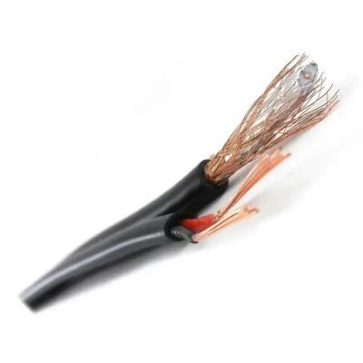 Кабель коаксіальний Ritar B305-3C2V + 2x0.5mm 0.5мм CU 64x0.12m CCA 305м Чорний (13544)