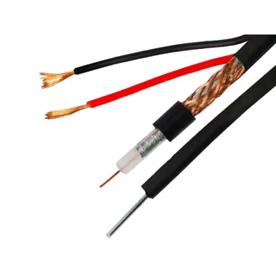 Кабель коаксиальный Ritar BM305-RG59 + 2x0.5mm + 1x1.2mm 0.81 мм CU 64x0.12m CCA 305м Черный (13545)