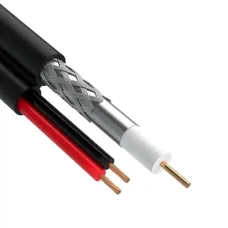 Кабель коаксиальный Одескабель F5967BVcu+2x0.75 305 м Черный (13580)