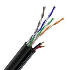 Кабель витая пара Одескабель OК-NET КПП-ВП 100 4x2x0.51+2x0.75 мм2 U/UTP-cat.5Е СU 305м Черный (13595)