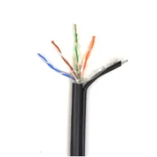 Кабель витая пара GoldMine GM UTP 4x2x0.5-CU PE MP cat.5e 305м Черный (13606)