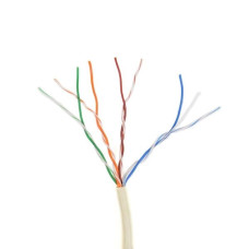 Кабель кручена пара Atis UTP 4x2x0.5-CU cat.5e 100м Білий (13607)