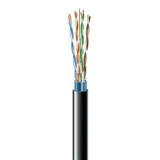 Кабель витая пара ЗЗКМ FTP cat.5E 4х2х0.51 305 м Черный (13623)
