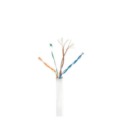 Кабель кручена пара Одескабель КГПВ-ВП 100 4x2xAWG26/7 U/UTP-cat.5E-SL patch CU 305м Білий (13638)