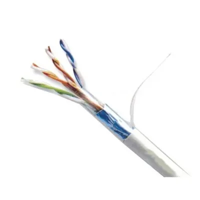 Кабель кручена пара Одескабель КГПВЕ-ВП 100 4x2xAWG26/7 F/UTP-cat.5Е-SL patch CU 305м Білий (13652)