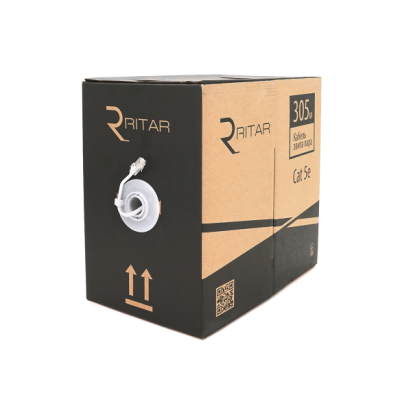 Кабель витая пара Ritar КВП UTP 2x2x0.5 2p 24 AWG CCA 305м Белый (13752) Кабель витая пара Ritar КВП UTP 2x2x0.5 2p 24 AWG CCA 305м Белый (13752)
