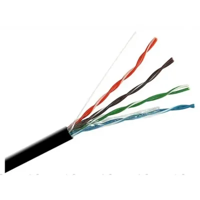 Кабель витая пара Ritar КНП UTP 4x2x0.5 4p 24 AWG CCA 305м Черный (13763)
