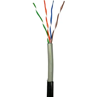 Кабель витая пара Gear UTP 4x2x0.51 Cat5E CCA Premium 305m Серый (13800)