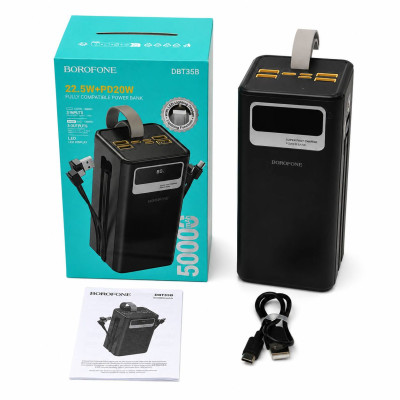 Повербанк Borofone DBT35B 50000 mAh Черный (M1141) Повербанк Borofone DBT35B 50000 mAh Черный (M1141)