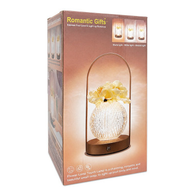 Настольная лампа LED ночник Lesko Rose Crystal KNXSTD01 Peach (14480-96603) Настольная лампа LED ночник Lesko Rose Crystal KNXSTD01 Peach (14480-96603)