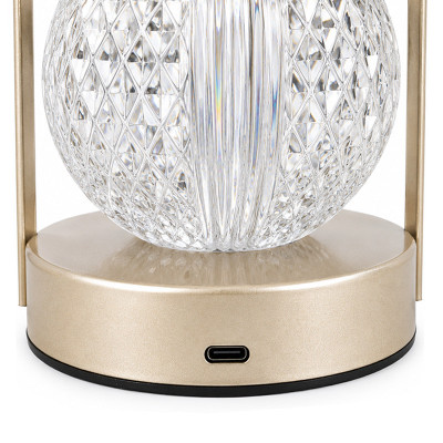 Настольная лампа LED светильник ночник Lesko Tulips Crystal ZBTSYJX0417 Розовый (14481-96613)