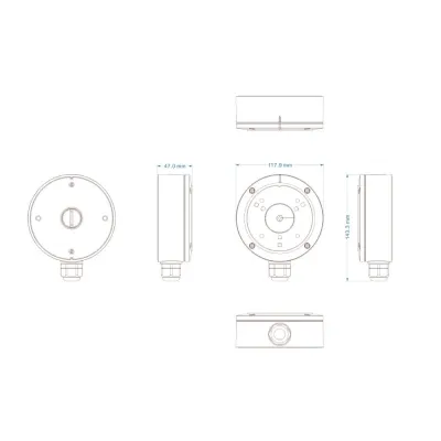 Коммутационный бокс Provision ISR PR-JB12IP66 White (14009) Коммутационный бокс Provision ISR PR-JB12IP66 White (14009)