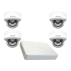 Комплект IP-відеоспостереження Hikvision KIT-DS0144 Білий (14170)