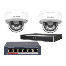 Комплект IP-видеонаблюдения Hikvision KIT-DS0164 Белый (14173)