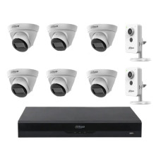 Комплект IP-відеоспостереження Dahua KIT-DH196 Білий (14195)
