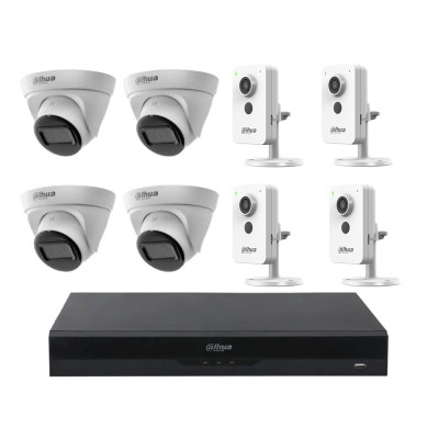 Комплект IP-видеонаблюдения Dahua KIT-DH193 Белый (14198)