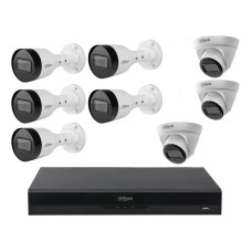 Вуличний комплект IP-відеоспостереження Dahua KIT-DH183 Білий (14203)