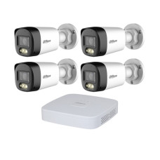 Вуличний комплект HDCVI відеоспостереження Dahua KIT-DH165 Білий (14208)