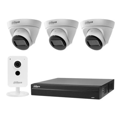 Комплект IP-видеонаблюдения Dahua KIT-DH118 Белый (14216)