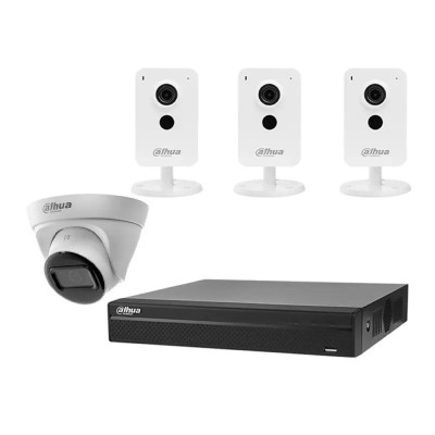 Комплект IP-видеонаблюдения Dahua KIT-DH120 Белый (14218)