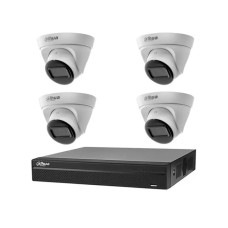 Вуличний комплект IP-відеоспостереження Dahua KIT-DH108 Білий (14226)