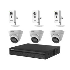 Комплект IP-видеонаблюдения Dahua KIT-DH190 Белый (14233)