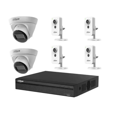 Комплект IP-видеонаблюдения Dahua KIT-DH189 Белый (14234)