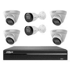 Вуличний комплект IP-відеоспостереження Dahua KIT-DH177 Білий (14239)