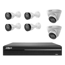 Вуличний комплект IP-відеоспостереження Dahua KIT-DH176 Білий (14240)