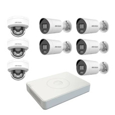 Комплект IP-видеонаблюдения Hikvision KIT-DS0242 Белый (14242)