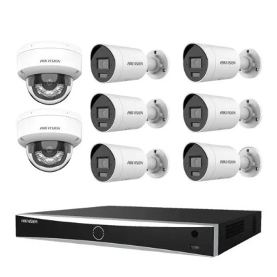 Комплект IP-видеонаблюдения Hikvision KIT-DS0240 Белый (14244)