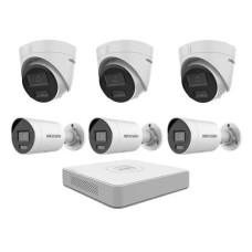 Комплект IP-відеоспостереження Hikvision KIT-DS0224 Білий (14256)